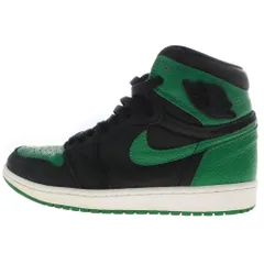 NIKE (ナイキ) AIR JORDAN 1 RETRO HIGH OG PINE GREEN エアジョーダン1 レトロ パイングリーン ローカットスニーカー ブラック/グリーン US9/27.0cm 555088-030