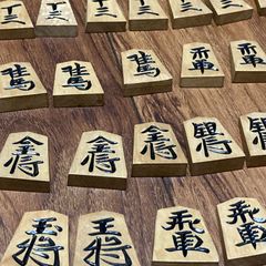 将棋駒　彫駒　１セット分