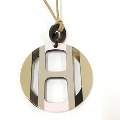 本日迄！最終価格！保護シール付きエルメス　ペンダント　Hエキップネイビーカラー 楽天市場】HERMES エルメス ネックレス H EQUIPE エキップ