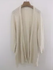 ◇ MERCURYDUO マーキュリーデュオ ニット 長袖 ガウンカーディガン サイズF ベージュ系 レディース E  【1304100007372】