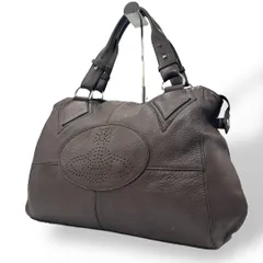 ☆Vivienne Westwood☆ サフィアーノ レザー トートバッグ Vivienne Westwood Orb レザー トートバッグ | ブラック