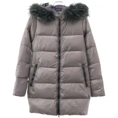 DUVETICA デュベティカ ラクーンファーダウンコート  パープル 38