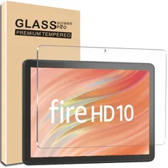 【迅速発送】【1枚セッ】UNEED Fire HD 10 2023/2021 用の フィルム HD 10 第13世代 10.1/第11世代 用の ガラスフィルム 強化液晶保護フィルム ワンタッチ貼付け/気泡ゼロ/ケースと干渉せず/硬度9H/飛散防止/指紋防止のサムネイル