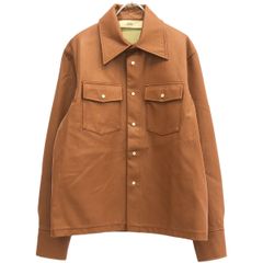 Sefr セファ MATSY JACKET ビーガンレザージャケット  ブラウン M