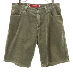 Levi's リーバイス 90s シルバータブ オールド コーデュロイショートパンツ W33 カーキ系 LOOSE メンズ 古着