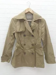 ◇ DES PRES デ プレ ベルト付 長袖 トレンチ コート ベージュ * 1002800174683 【中古】 【1002800174683】のサムネイル