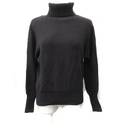 グリーンレーベルリラクシング ユナイテッドアローズ green label relaxing ニット セーター タートルネック 長袖 ウール 茶 ブラウン /YI