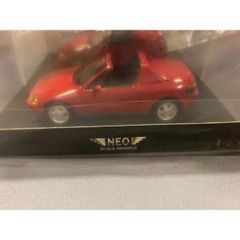 Honda CR-X Del Sol 色：RED メーカー：NEO 新品未使用 1/43ミニカー