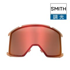 【在庫限り】 スミス SQUAD XL ゴーグル 交換レンズ SMITH スカッドXL スキー スノボ スノーゴーグル CHROMAPOP PHOTOCHROMIC RED MIRROR 調光レンズ クロマポップ