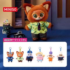 MONISO 正規版  ズートピア Zootopia シリーズ  ぬいぐるみストラップ ブラインドボックスセット  （1BOX6個入り）
