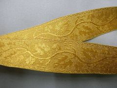 ◆金糸ブレイド　側章などに　32ミリ幅　1メーター分　新品