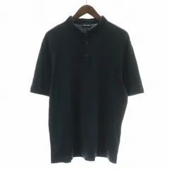 J5027美品 ジョルジオアルマーニ 黒タグストレッチスキッパー