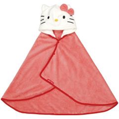吸水速乾フード付きバスポンチョ　ハローキティ