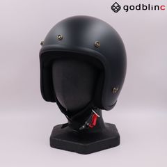 ZOLTAR パイソンジェット2 MATT BLACK-BLACK　XLサイズ　PJ0023　ジェットヘルメット