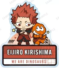 【中古】バッジ・ピンズ 切島鋭児郎×ウィアーダイナソアーズ! 「僕のヒーローアカデミア×サンリオキャラクターズ トレーディングアクリルネームプレート 1年A組 ver.B」