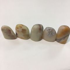 書道 篆刻 印材 てんこく 巴林石 【巴林石 自然形 5顆セット①】雅号印 遊印 落款印 関防印 冠房印
