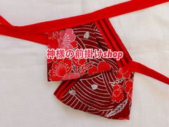 お稲荷様、狛犬様、お地蔵様の前掛け2枚セット5×10cm