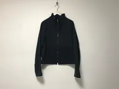 本物エンポリオアルマーニEMPORIOARMANIコットンジップスウェット長袖トレーナーサーフアメカジミリタリーワークビジネススーツストリートスケーターゴルフスポーツメンズ50黒ブラックXLイタリア製