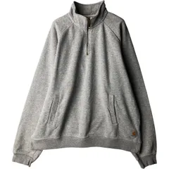 古着 カーハート Carhartt RELAXED FIT ハーフジップスウェットシャツ トレーナー メンズL相当/eaa589681
