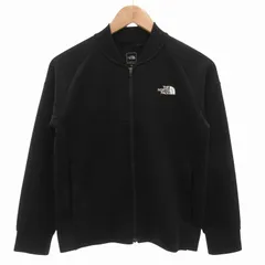 ザノースフェイス THE NORTH FACE マウンテントラックジャケット ブルゾン ロゴ プリント 150 黒 ブラック /FF IBO78