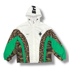 参考上代40700円 F.C.Real Bristol 22SS MULTI PATTERN JACKET マルチパターン ジャケット フーディー エフシーレアルブリストル FCRB-220037 S  91016A3