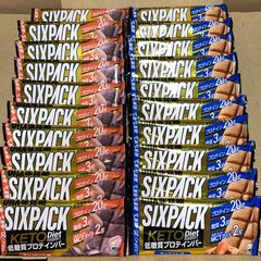 SIXPACK ケトプロテインバー　チョコナッツ 10本　キャラメル　10本
