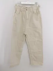 ◇ classicalelf クラシカルエルフ ハイウエスト デニム パンツ サイズ XL アイボリー ベージュ系 レディース P  【1302170000835】のサムネイル