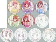 【中古】バッジ・ピンズ 全10種セット 「五等分の花嫁展 Memories キャラバッジコレクション」
