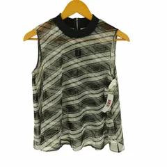 ミントデザインズ mintdesigns メッシュボーダートップス レディース JPN：2 