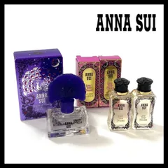 FU【ANNA SUI】ミニボトル 香水 3点セット ナイト オブ ファンシー リブ ユア ドリーム オー ドゥ トワレ 各4ml パヒューム/フレグランス アナスイ EDT/EAU DE TOILETTE/オードトワレ (FU-5016)