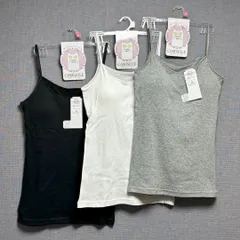 ホワイト色 カップ付きキャミソール 綿100% 無地 ブラトップ インナー 肌に優しい 送料無料  M L LL br0018-wh