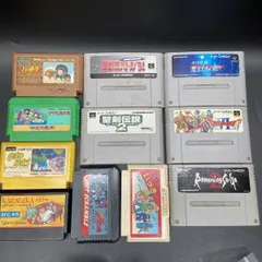 M185 Nintendo 任天堂 ゲームカセット11本セット スーパーファミコン ファミコン混在 動作未確認カラテカ ゲゲゲの鬼太郎 聖剣伝説他