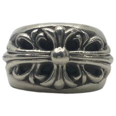 CHROME HEARTS(クロムハーツ) FLORAL CROSS RING フローラル クロス リング silver 925 12.5号 重さ：15.9g シルバー インボイス付