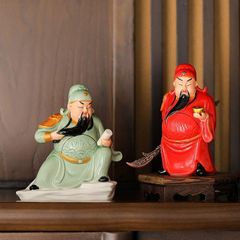 오브제 간운창 입상 그린 레드 오너먼트 장식품 공예품 미술품 운기 풍수 개운 건강운 출세운 가정운 가내 안전 재운 인기물 인테리어 근사하다