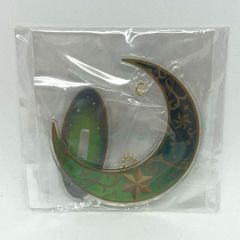 グリーン ゆらゆらチャームスタンドムーン 緑 黄緑 フクヤ　くじ　fukuya
