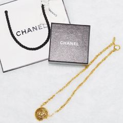CHANEL シャネル ココマーク チェーン ネックレス ペンダント ゴールド