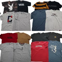 古着卸 まとめ売り ブランドMIX 半袖Tシャツ 16枚セット (メンズ XL /2XL ) ノーティカ プレイボーイ ディッキーズ トミー 中古古着 NB3731