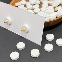 【70個】ピアス折れ防止　低反発　スポンジ　金具カバー