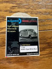 【Alliance Model Works】（NW70044）1/700 WWII German Opel Blitz Bus (4pcs)