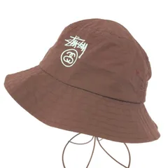 STUSSY ステューシー バケットハット  チョコミントカラー   ナイロン ブラウン ユニセックス / 240001153832
