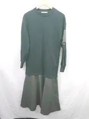 ◇ ⊇ LUCA/LADY LUCK LUCA 長袖 ロング ワンピース サイズ表記なし ブラック チャコールグレー系 レディース E  【1507030015459】