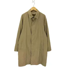 BROOKS BROTHERS　ステンカラーコート　ベージュ　米国製　メンズ 1990's Brooks Brothers 襟レザー ベージュ×ブラウン スムース