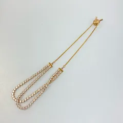 【姫路東店】 中古 SWAROVSKI | スワロフスキー ブレスレット Matrix Tennis 5224182 ゴールド 【136】
