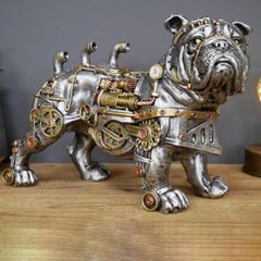 置物 犬 動物 ポップ オーナメント インテリア ポップ オブジェ レトロ感 かっこいい ユニーク プレゼント おしゃれ アメリカン雑貨 異世界風 機械 マシン 雑貨 小物