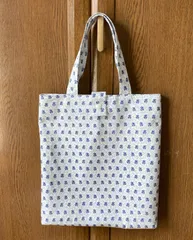 ハンドメイド　ペタンコのトートバッグ　エコバッグ💠