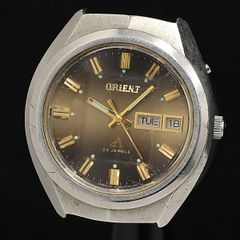 S26 オリエント ORIENT クロノエース CA 自動巻き グレー - メルカリ