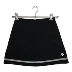 coco 中古 デサントゴルフ DESCENTE GOLF レディース スカート M 黒 ブラック ニット 中古 レディース デサントゴルフ DESCENTE GOLF スカート S 黒