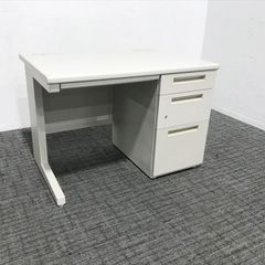 片袖デスク VDN オフィスデスク イナバ グレー