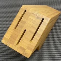◇ ZWILLING 包丁スタンド 3本用 [ 30847-400 ] 【保管品】 木製 スタンド インテリア ツヴィリング / 未使用のサムネイル
