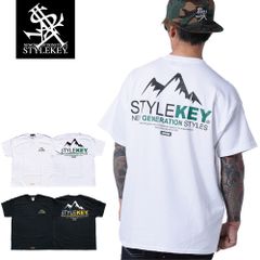 STYLEKEY スタイルキー 半袖Tシャツ CLIFF S/S TEE(SK24SP-SS09) ストリート ヒップホップ B系 ロゴ 大きいサイズ